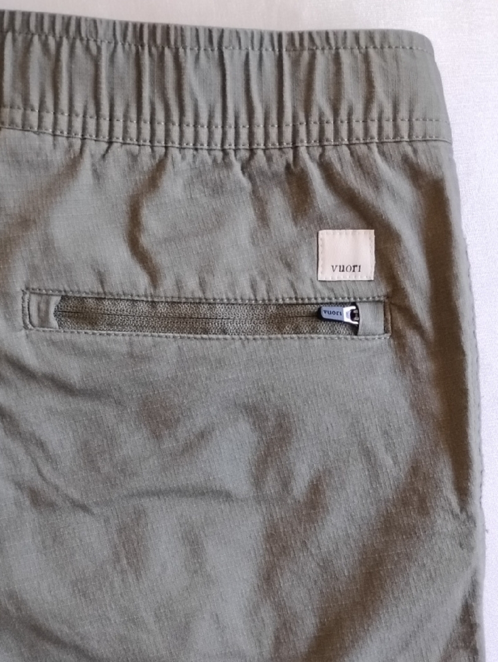Vuori Women's Cotton Ripstop Pants XS Army Green - Picture 7 of 10